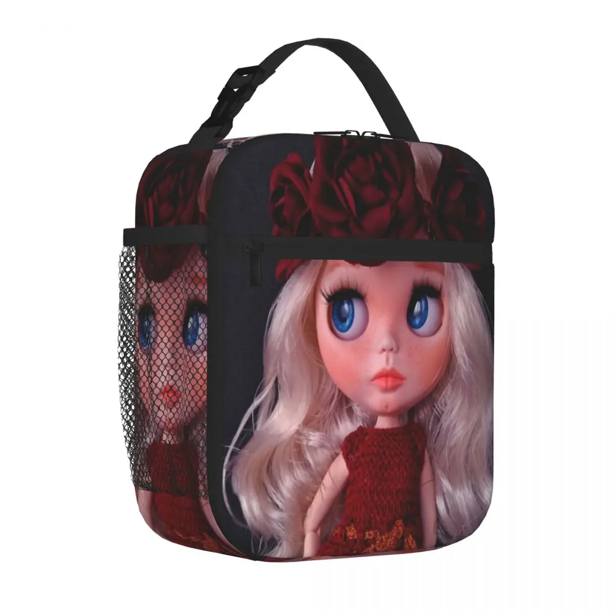Bestselling Custom Blythe Doll Doll By Aloe Dolls Crossbody Lunch Bag Seaside Lunch Picnic Lunch Bag