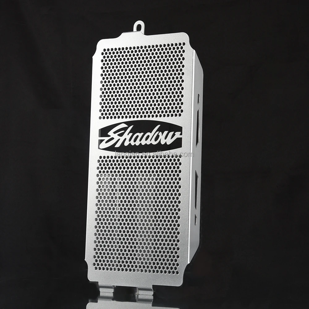 

STLF For Shadow ACE VT400 VT750 1997-2003 2002 Motorcycle Accessories Aluminum Radiator Grille Guard Cover Water Tank Prot