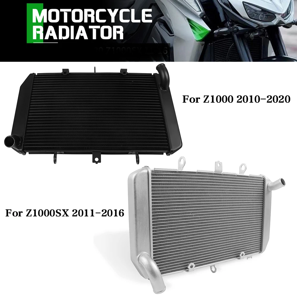 Z1000 Engine Radiator For Kawasaki Z 1000 2010-2020 Z1000SX 2011-2016 Motorcycle Aluminium Oil Cooler Coolant Cooling Water Tank