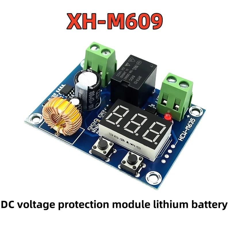 XH-M609 Lithium Battery DC Voltage Protection Module with Low Power Loss And Automatic Low Battery Disconnect