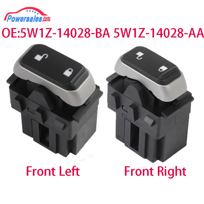 Nuevo interruptor de bloqueo de puerta eléctrico para Ford Lincoln Towncar 2004-2008 5W1Z-14028-BA 5W1Z14028BA 5W1Z-14028-AA 5W1Z14028AA