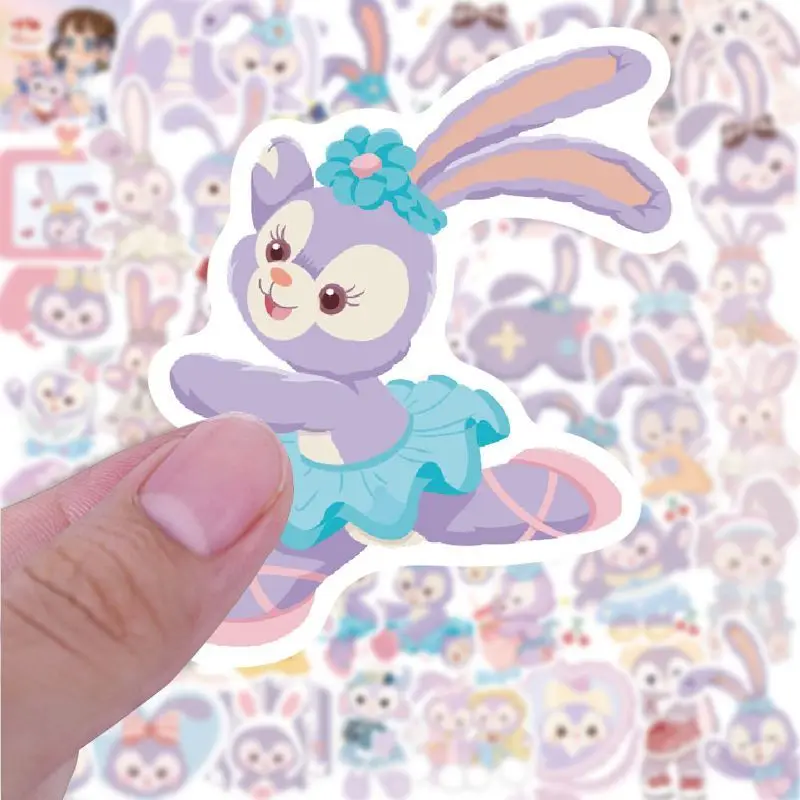 

Ins Disney Star Dailu Cute Rabbit Account Sticker Computer Popular DIY Stickers Water Cup Waterproof
