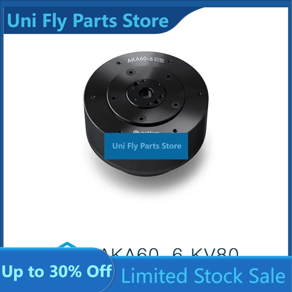 AKA60-6 KV80 24V/48V Brushless Motor Supports Both Servo And MIT Suitable For Wheeled Robots AGVs High Radial Load CapacitUniFly