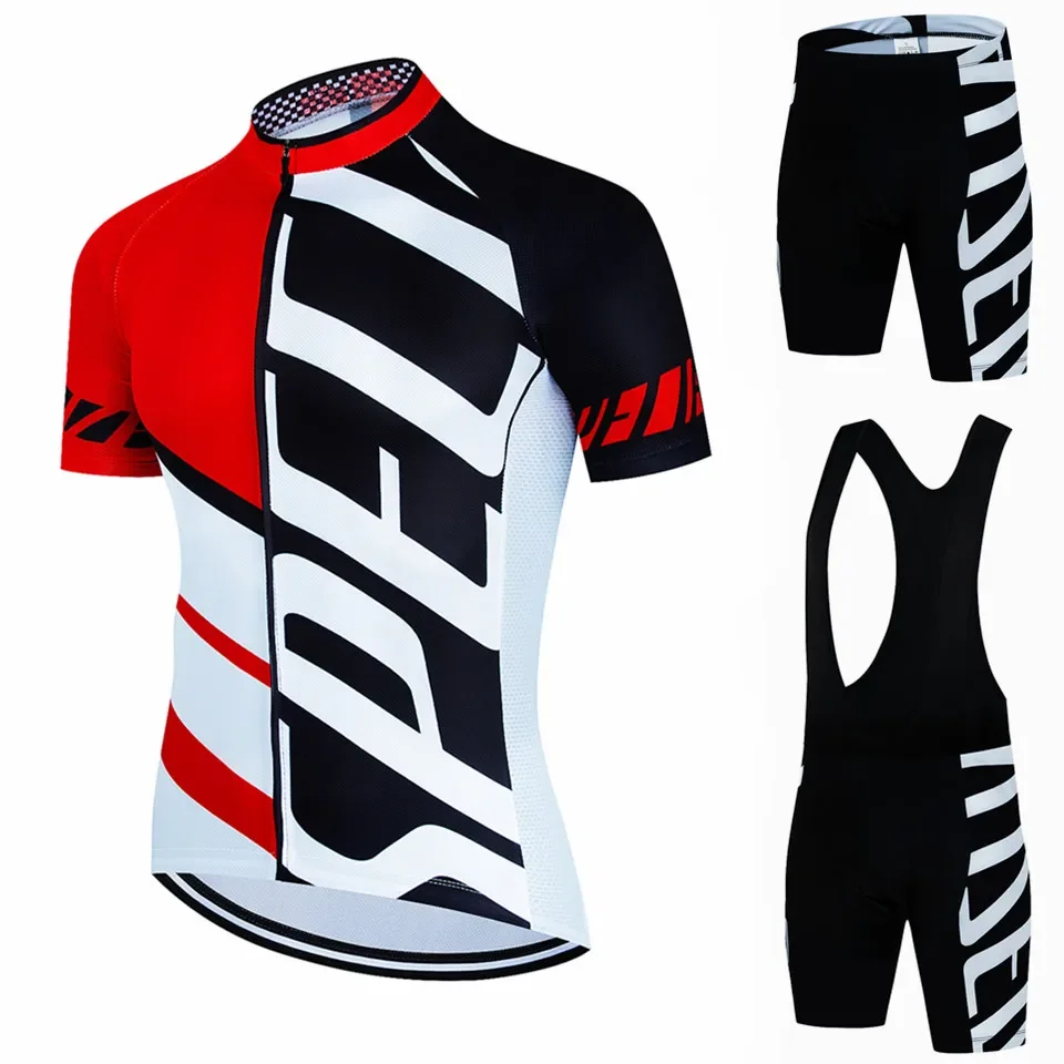 2024 Cycling jersey Sets Mens Cycling Clothing Summer Short Sleeve Quick-dry MTB Bike Suit Ropa Ciclismo Maillot Ciclismo Hombre