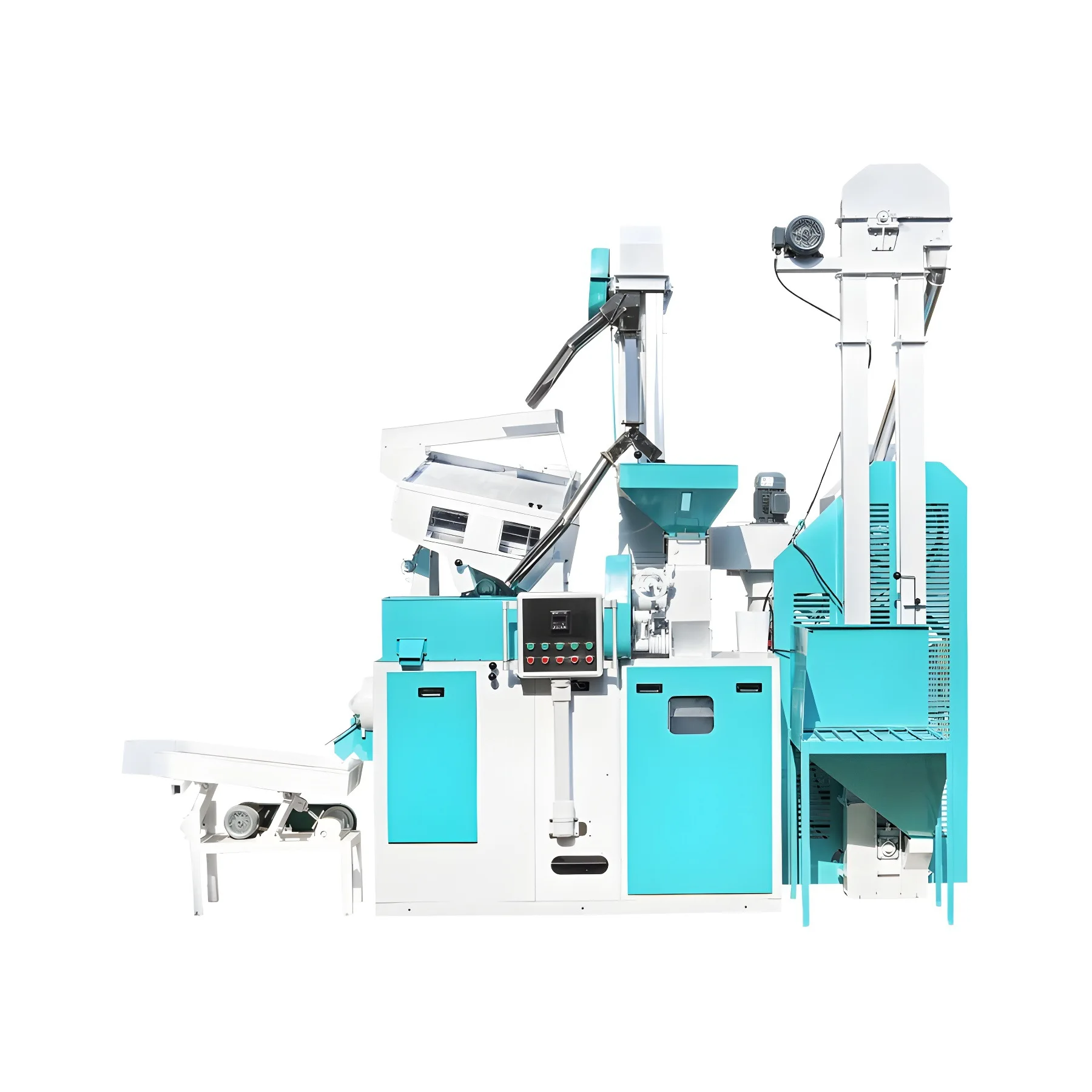 Fully automatic 15 combination rice milling machine New rice beating machine Pilling machine Complete set of equipment