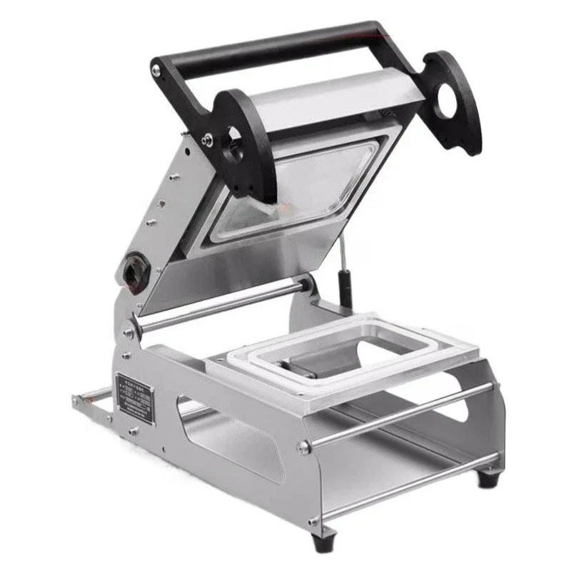 220V Hand Press Sealing Machine One-time Locking Fresh Box Commercial Takeaway Lunch Box Locking Fresh