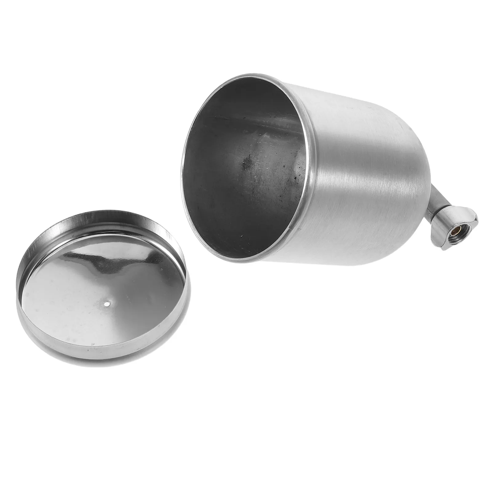 Lightweight Aluminum Paint Spray Pot 400Ml Inner Outer Thread Design for Seamless Paint Flow Efficient Coverage DIY Professional
