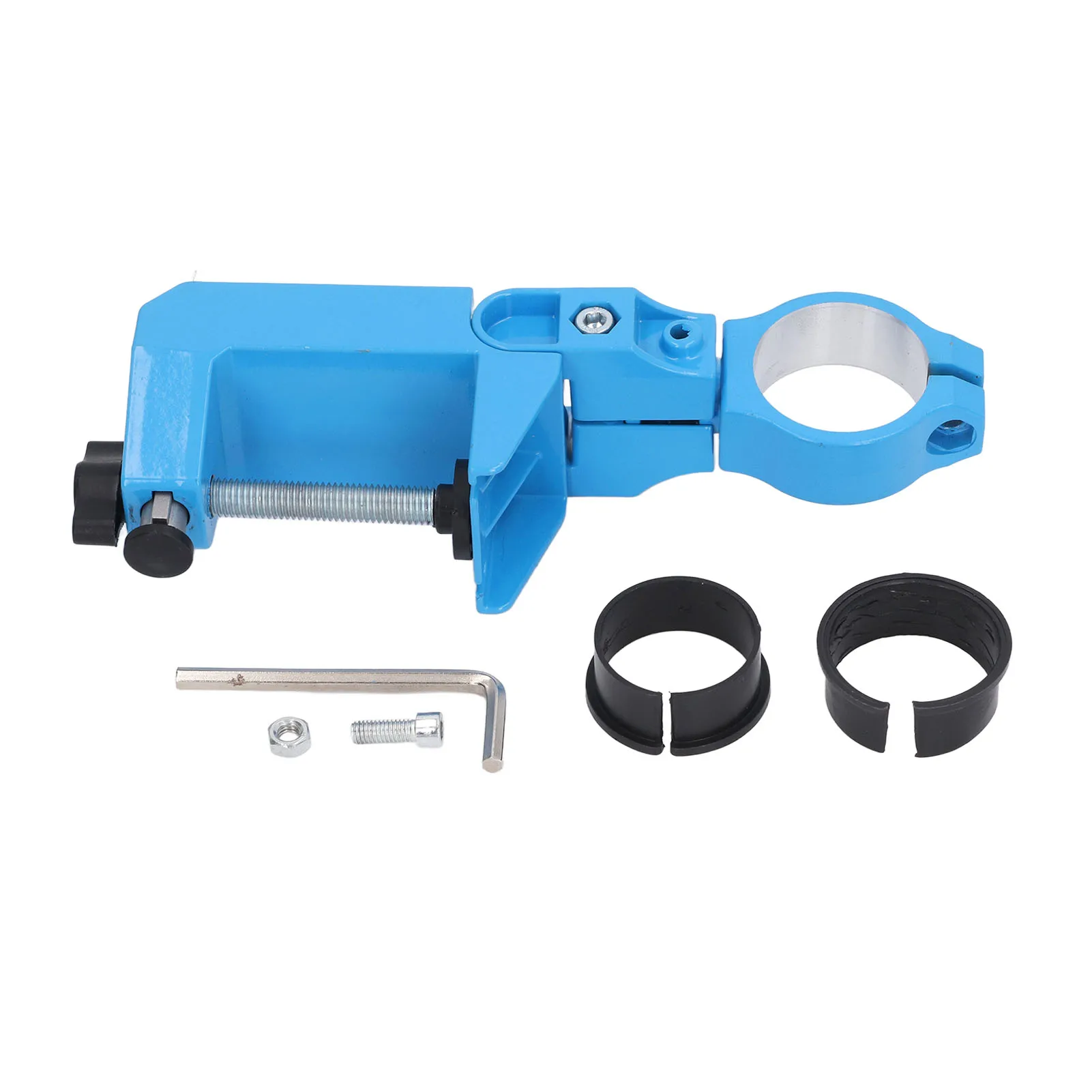 

Держатель для электрической дрели, фиксирующий держатель для электрической дрели из алюминиевого сплава, вращающаяся на 360 градусов подставка для электрической шлифовальной машины