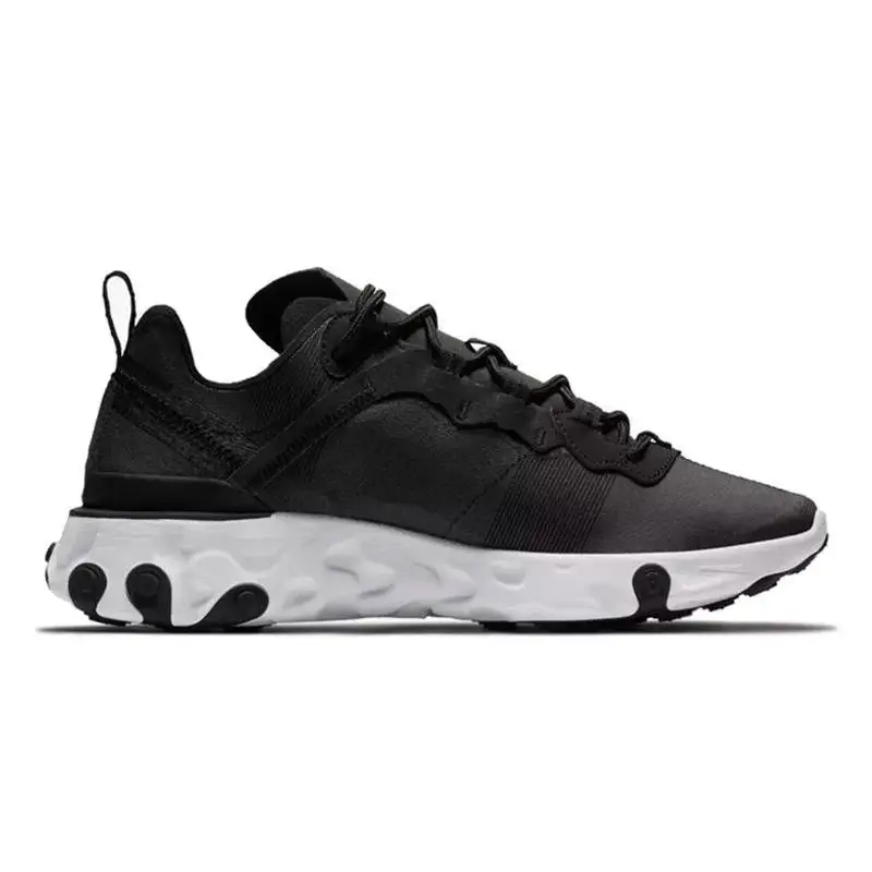 Nike React Element 55 Black White Women's Sneakers shoes BQ2728-003 With Original Box