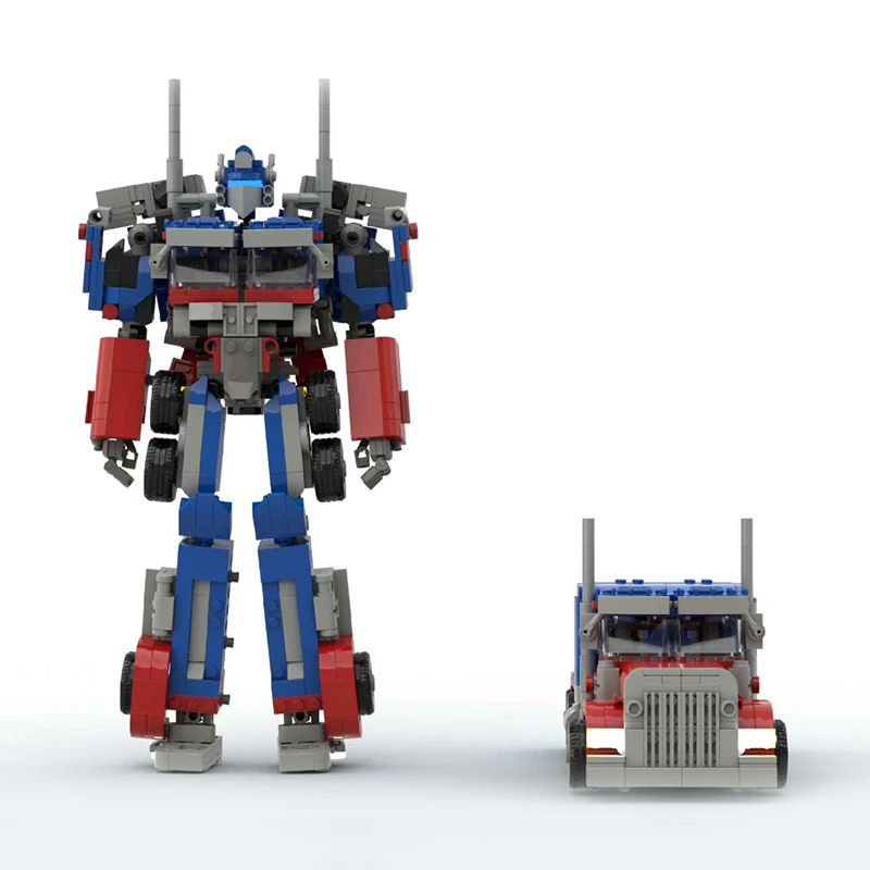 MOC – ensemble de blocs de construction de Robot à déformation créative, modèle de voiture de Transformation Mech, bricolage, Puzzle pour enfants, jouets d'assemblage, cadeau d'anniversaire pour garçons