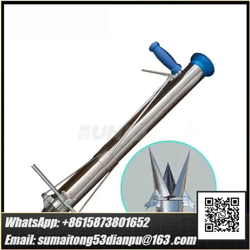 Agricultural Stainless Steel Seedling Transplanter for Vegetable Young Plant Manual Plant