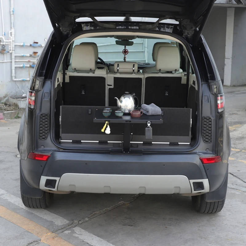

Для Land Rover Discovery 5 17-25 углеродистая сталь, замок багажника автомобиля, защелка, походный стол, портативный уличный складной стол, автомобильные аксессуары