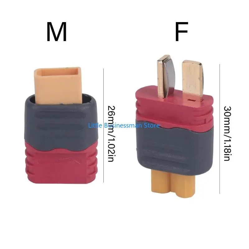 XT30-zu-T-Batterie-Verdrahtungsstück für Modell-Energienutzung, PVC-Gehäuse, Einzeleinheit, Stromübergangsformat, Unterstützung – Detail 6