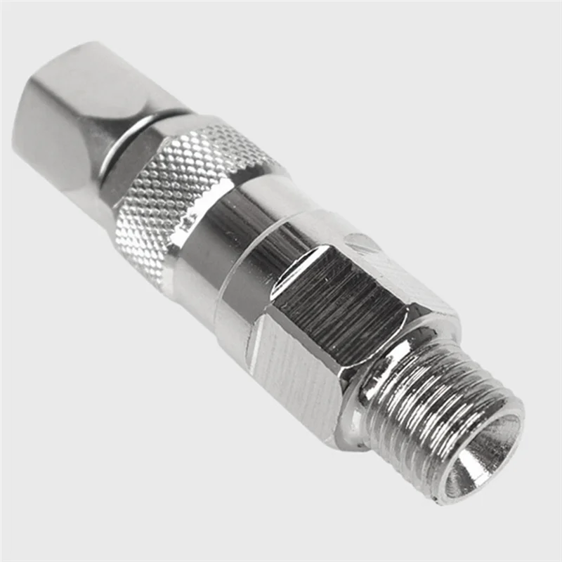 Airless Spray Hose Swivel Adapter Stainless Steel Sprayer Connector Suitable for Airless High-Pressure Paint Sprayer 5Pc