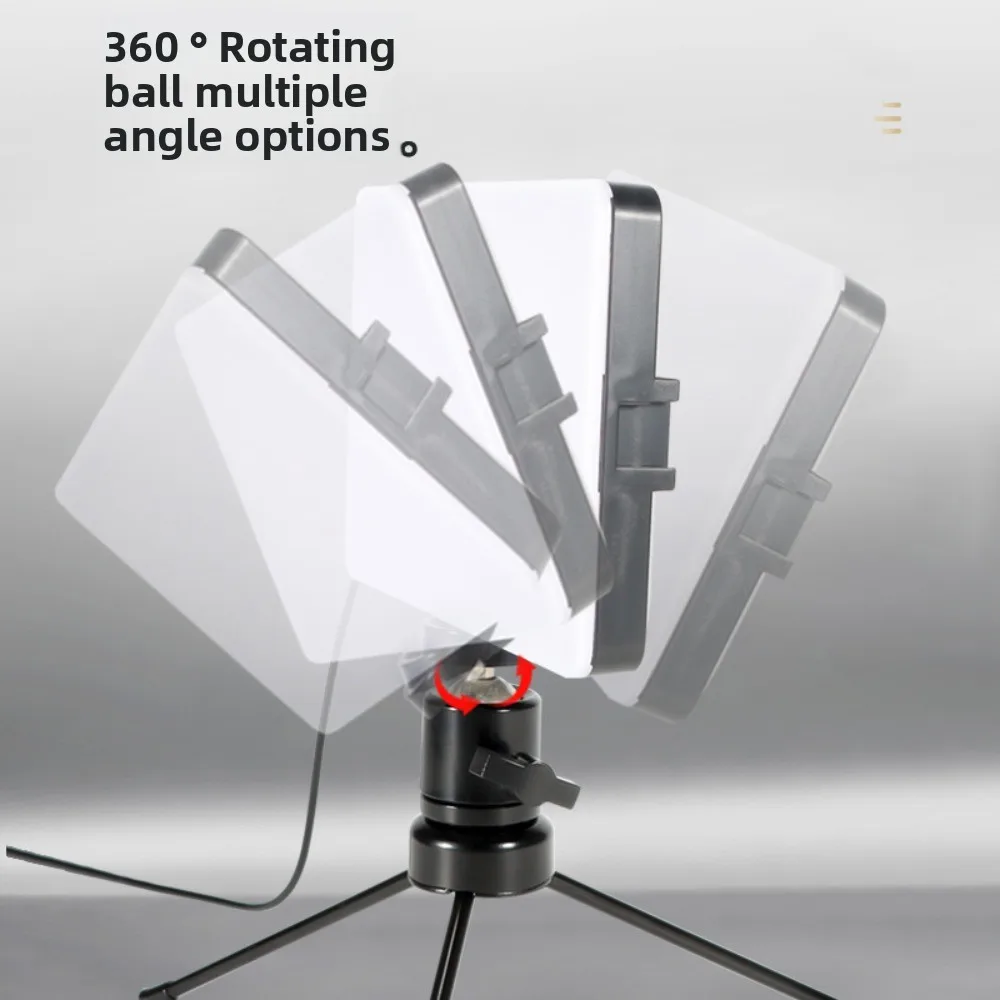 

With Tripod LED Photography Video Light Full Screen 4 Color Cards Photography Fill Lamp Line Control 6inch Photography LED Light