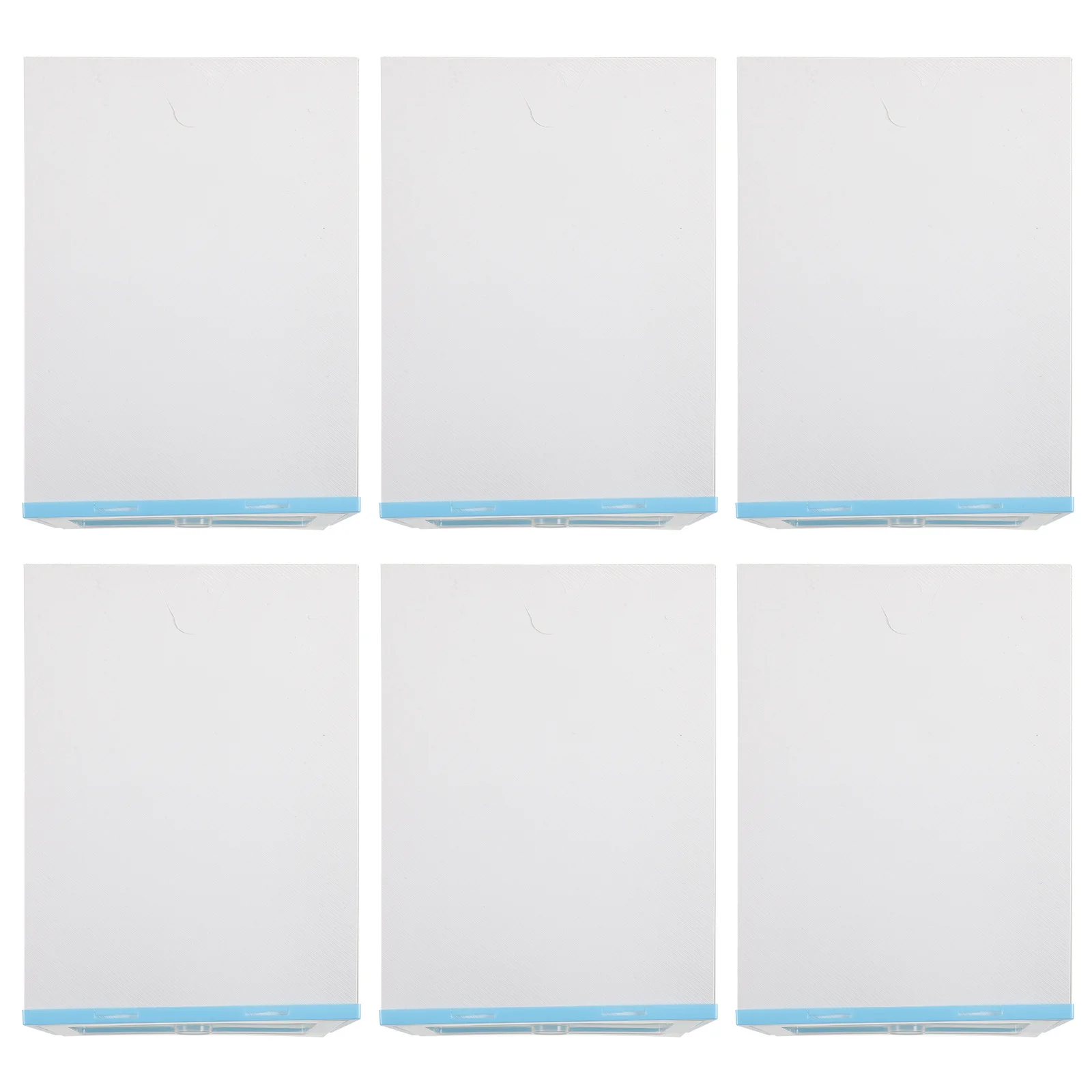 

6pcs Shoe Box Storage Organizer Thickened Transparent Stackable Container For Women Small Spaces Dorm Closet Bin