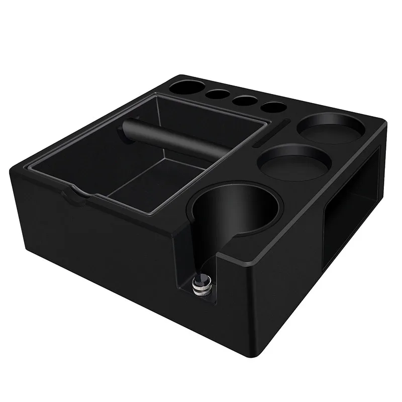 

Съемная коробка для нарезания кофе подходит для хранения тамперов для кофе, портафильтров, корзин для фильтров и других аксессуаров.