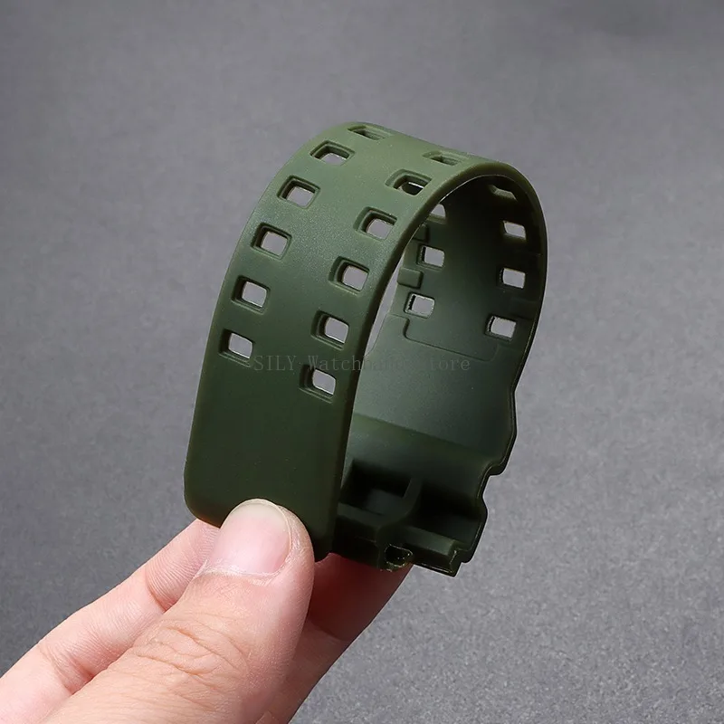 Silicone Watchband 16mm TPU Resin Strap Waterproof Sport Bracelet for Casio GA-110/400/700/100/140/GAW100/G-8900/GR-8900/GW-8900 image 2