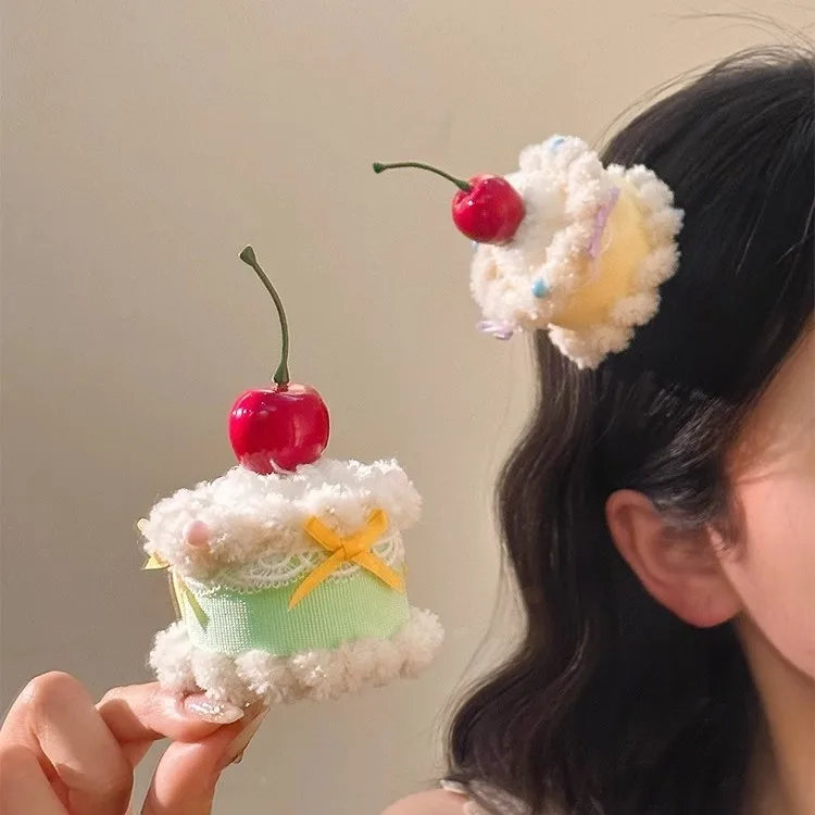 Jepit Rambut Kue Ulang Tahun Warna Macaron Lucu, Hiasan Kepala Anak Perempuan, Alat Peraga Foto Bayi, Dekorasi Pesta Ulang Tahun, Jepit Rambut, Hadiah untuk Anak Perempuan