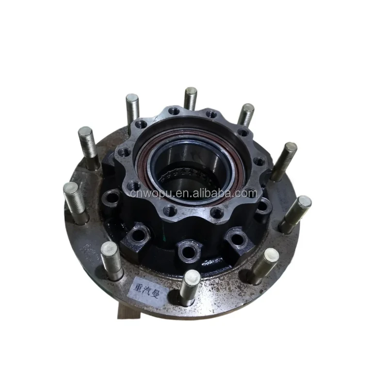 Hd90129340192 Axle Rear Wheel Hub Assembly For Shacman Delong F3000 F2000 X5000 X3000 Heavy Truck Wheel Parts Accessories