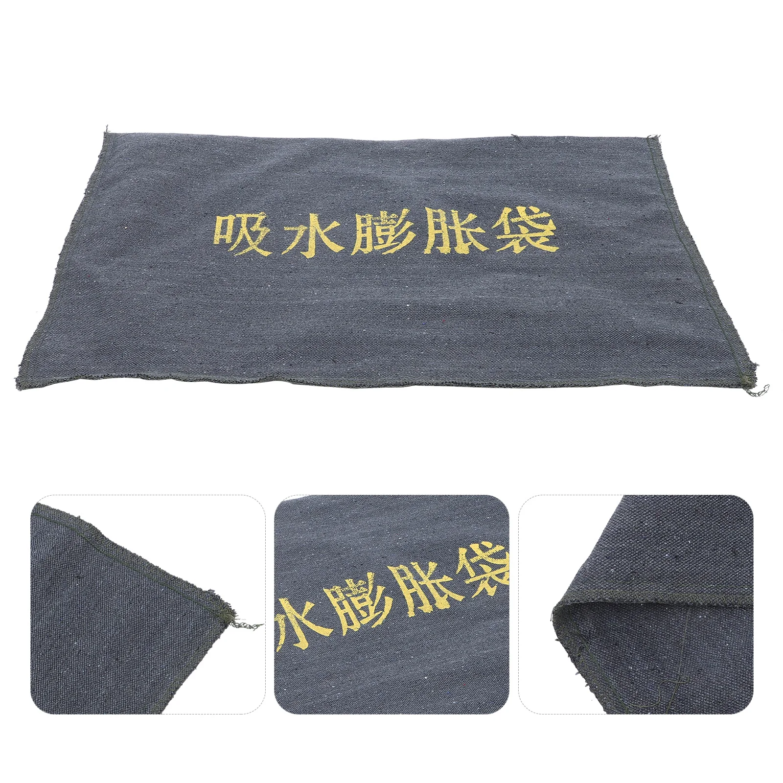 Bolsas de barrera contra inundaciones activadas por agua, bolsas de arena de lona, protección contra inundaciones absorbente reutilizable, prevención del sótano de la entrada del hogar, 2 uds.