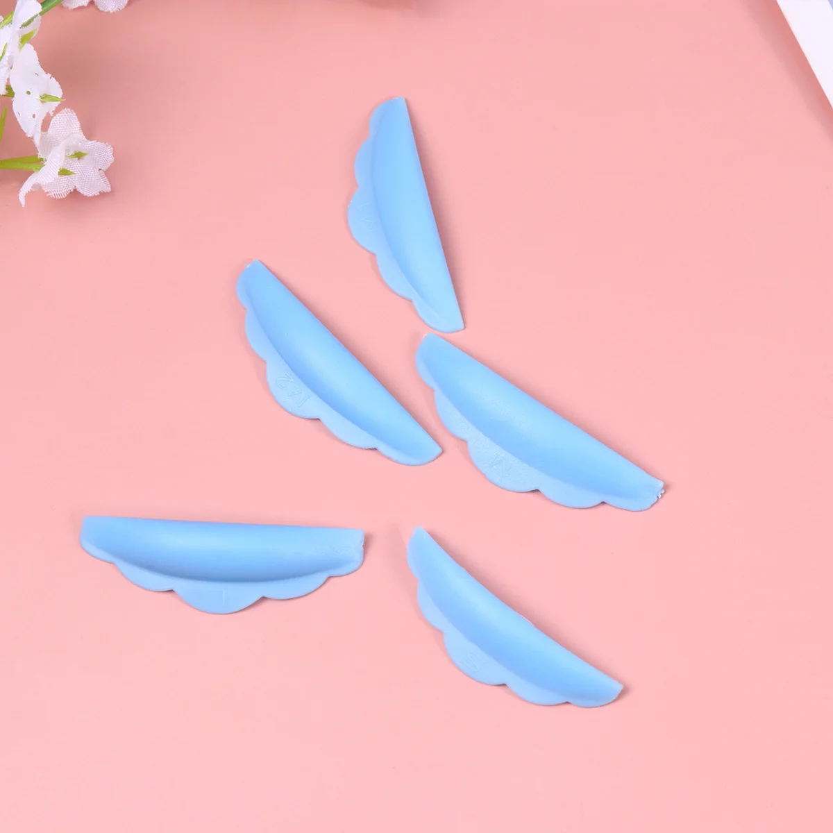 

5Pairs Silicone Eyelash Perm Pads Reusable Gaskets for Eyelash Extensions Fix Shape Styling Kit Professional Personal