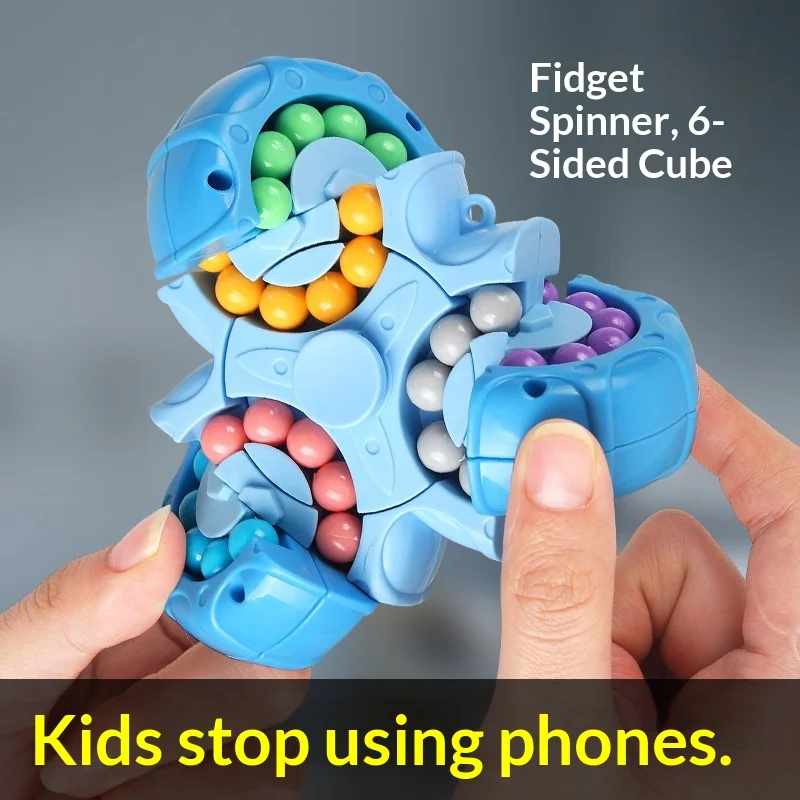 Intelligence Toy Six-Sided Magic Bean Cube Puzzle Decompression Creative Decompression Assembly