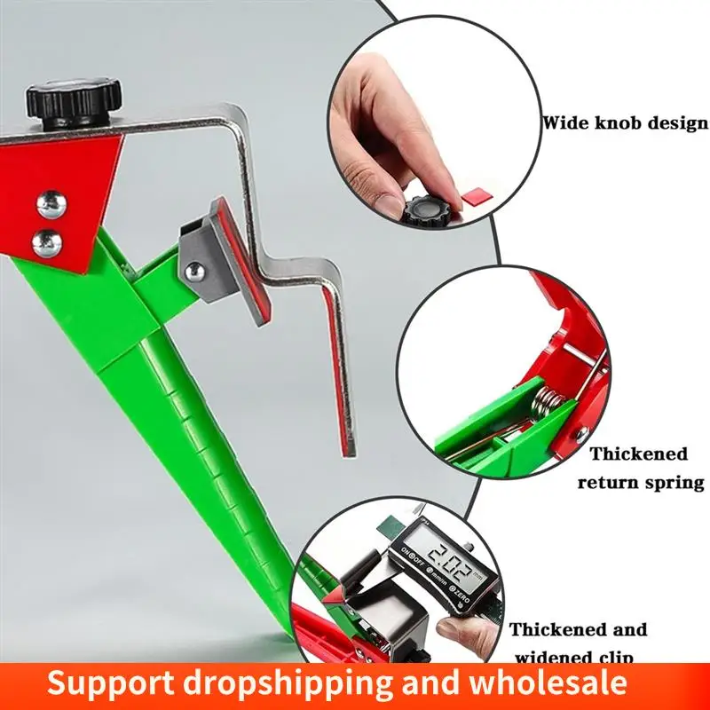 AA86 Drawer Front Mounting Clips 2 Pieces Drawer Fixing Clips For Secure Drawer Front Assembly Drawer Mounting Tool