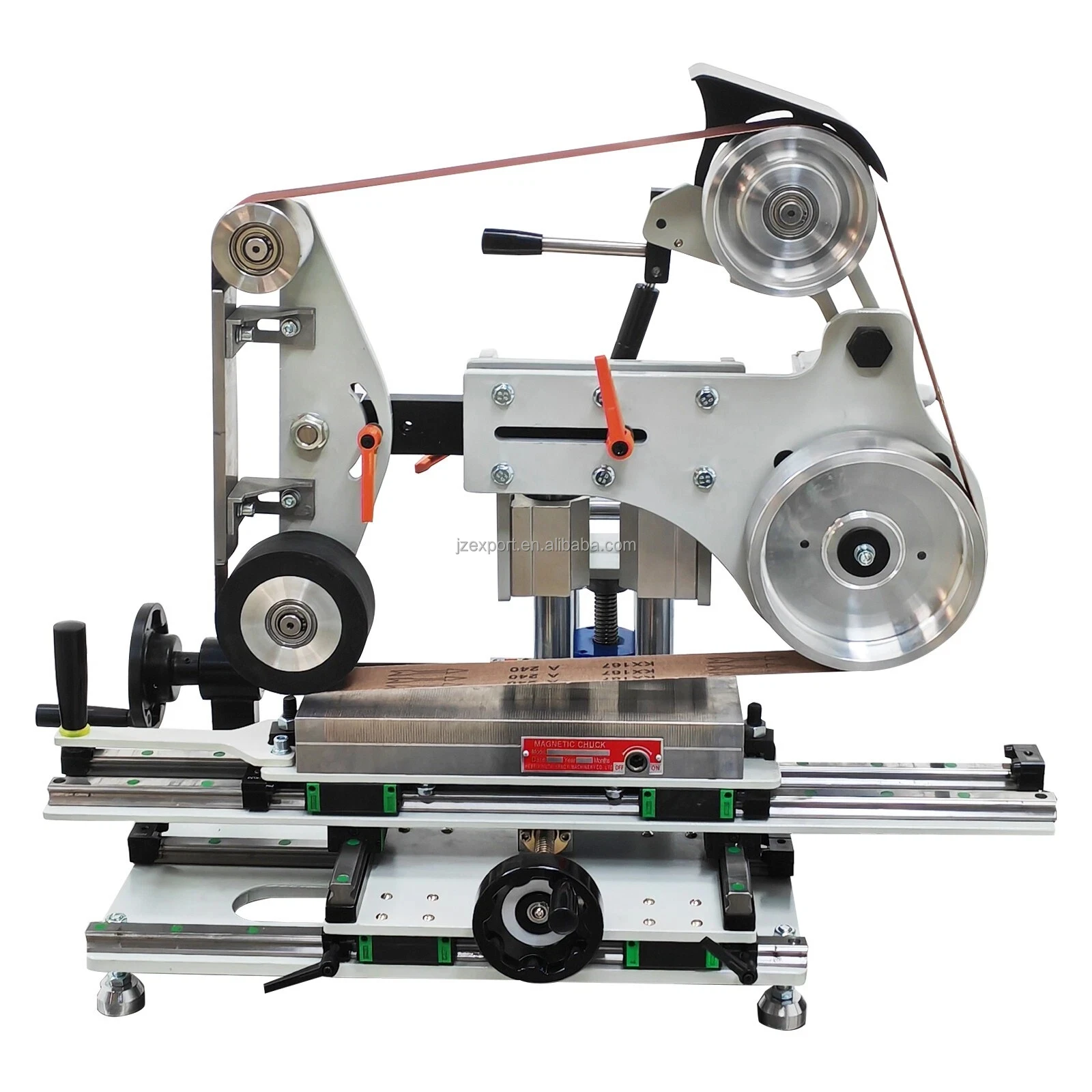 Belt Grinder Magnetic Flat Grinding System 1200x50mm Sand Pad 220/380V