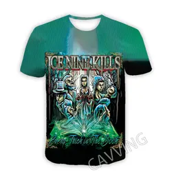 CAVVING 3D Printed  Ice Nine Kills Band  Casual T-shirts  Hip Hop T Shirts Harajuku Styles Tops Clothing for Men/women
