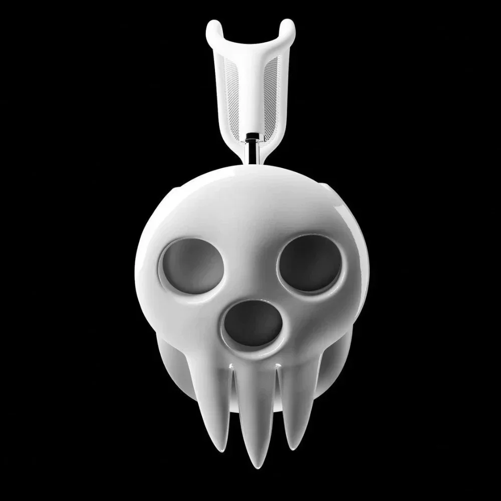 ECHOME Soul Eater Airpods Max Custom Headphones Case Cover Decoration Death Skull Headset Accessory Airpods Max Attachment Y2k