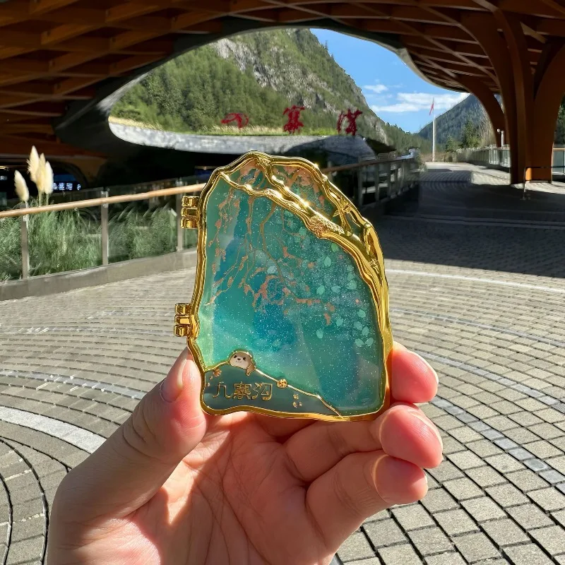 Jiuzhaigou Valley Scenic and Historic Interest Area Kaihe quicksand refrigerator with cultural and creative tourism souvenirs