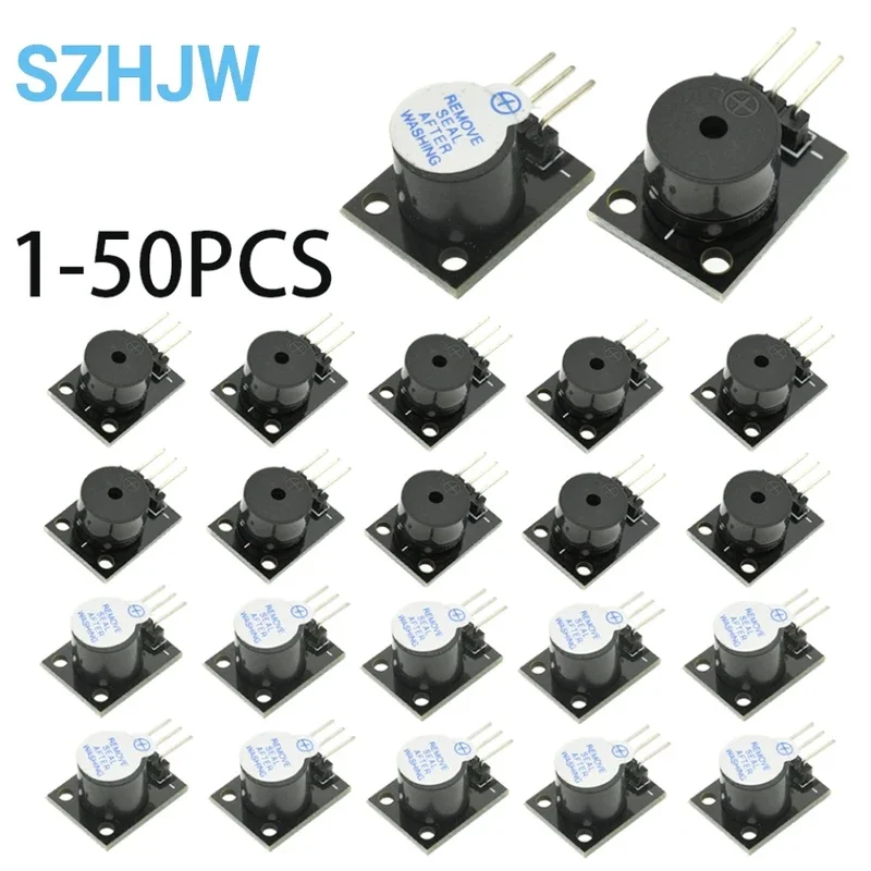 1-50pcs Transistor Active / Passive Buzzer Sensor Alarm Module KY-006 KY-012 For LH DIY Kit Accessories