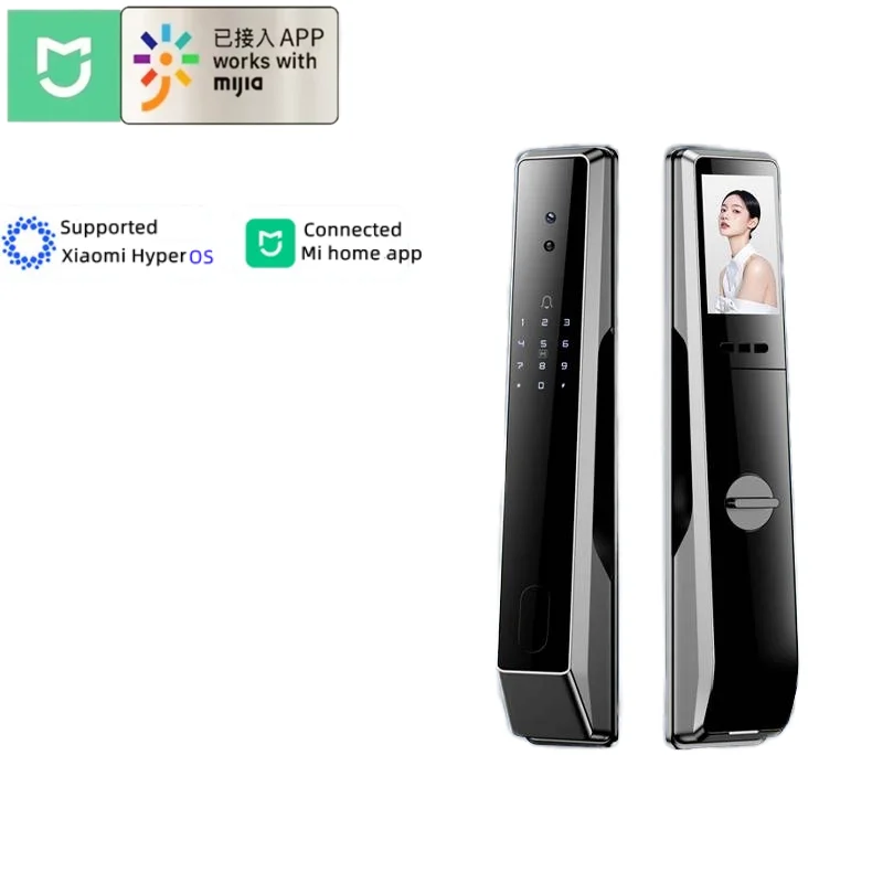

YN S10M for xiaomi Mijia Mihome App Smart Home Fingerprint Doorbell with 3D Face & Palm Vein Camera Digital Electronic Lock