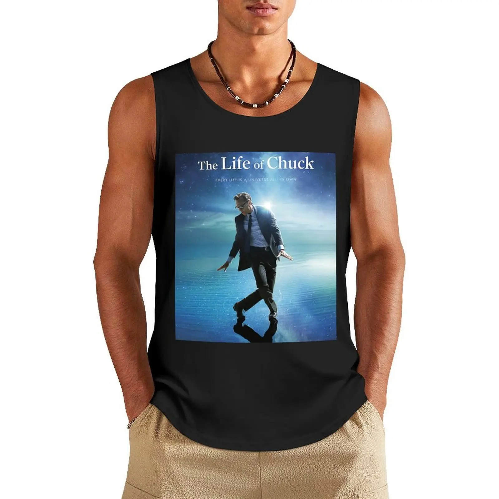 

THE LIFE OF CHUCK Tank Top gym shirt men T-shirt man Top summer new in tops & t-shirt