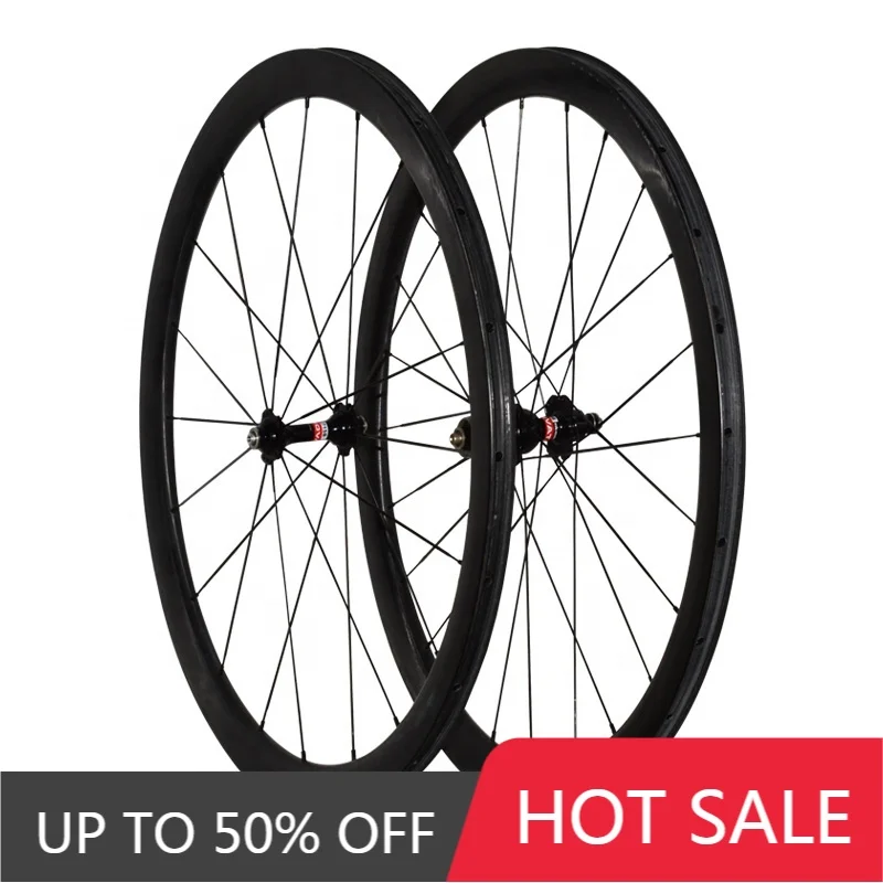 STLF Top-Fire New Products Low Price Novatec Hubs Carbon Wheelset Disc Brake 40mm Wide Carbon Fiber Bike Wheels 700c for Road Bi
