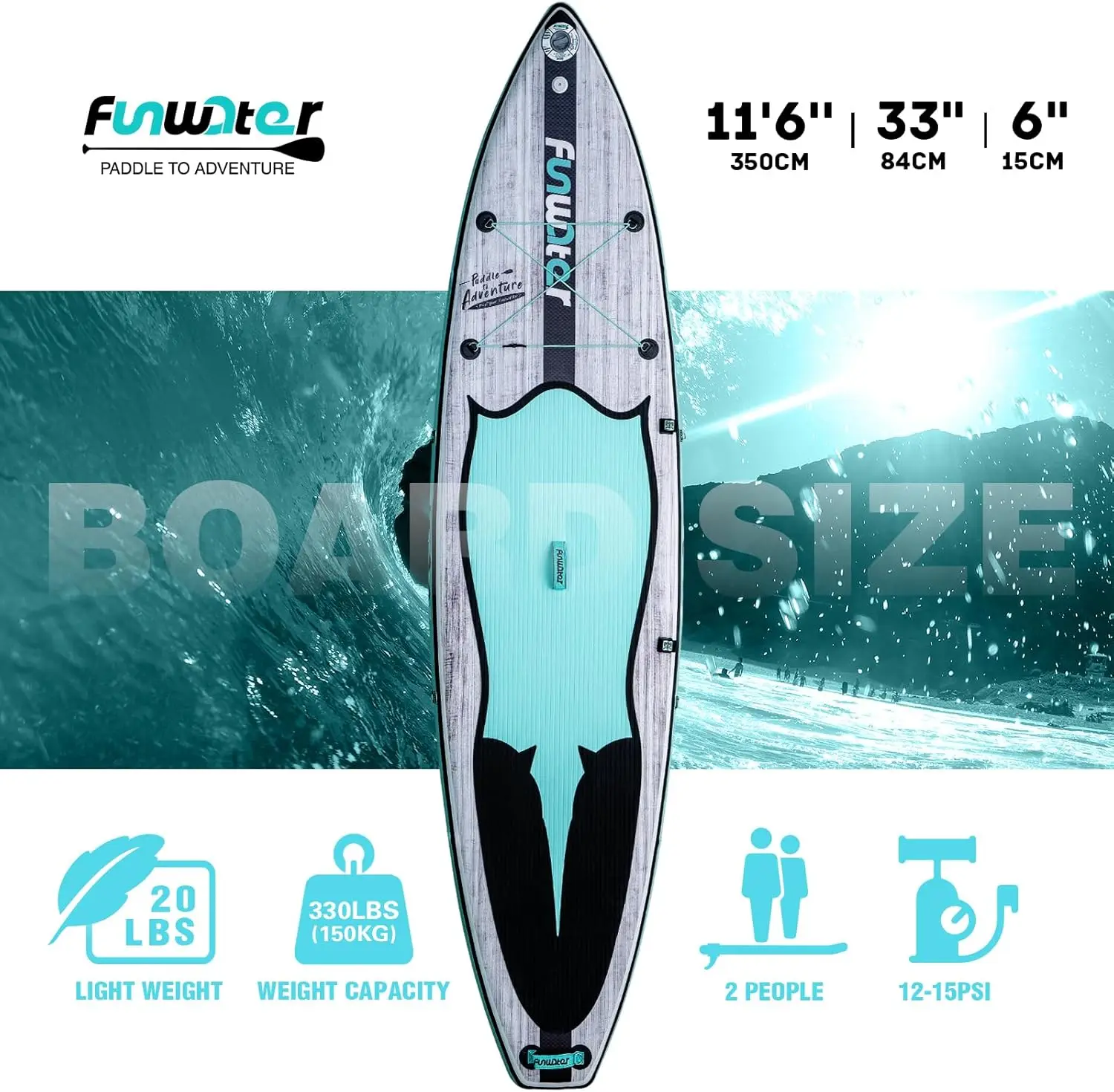 Inflatable Paddle Boards Ultra-Light Stand Up  with Different Configurations  Accessories for Adult & You