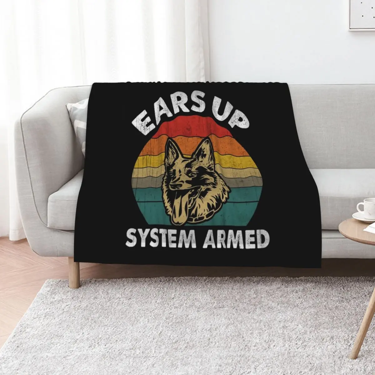 German Shepherd Owner Gift Throw Blanket Tourist Camping funny gift Luxury Throw Soft Plaid Blankets