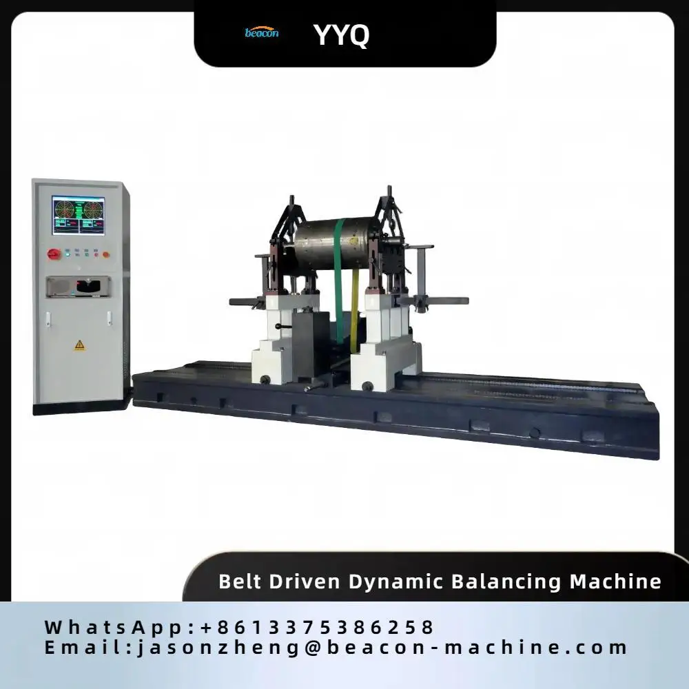 Good Selling YYQ-10000kg Universal Belt Drive Dynamic Balancing Machine For Large Rotors