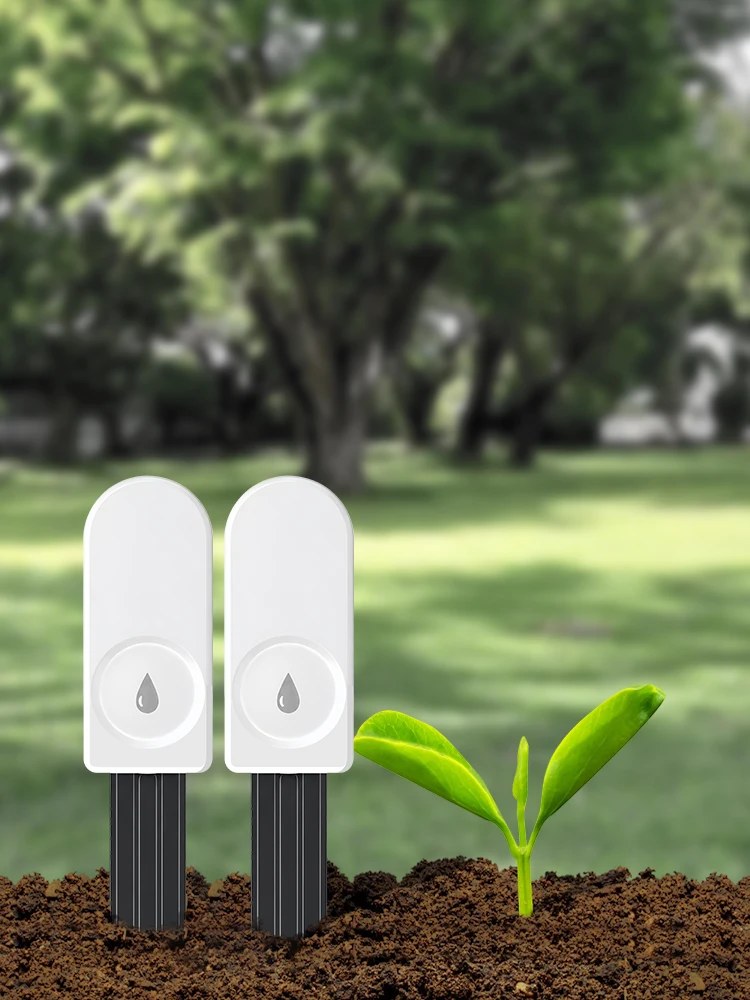 Smart ZigBee Soil Moisture Sensor with Temperature & Humidity Monitoring App Control for Garden Care And Plant Irrigation Automa