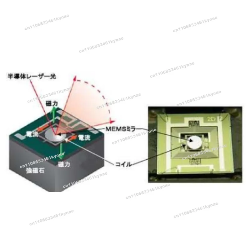 Micro Galvanometer for Laser Electromagnetic Drive, Micro Projector Laser Scanning Galvanometer