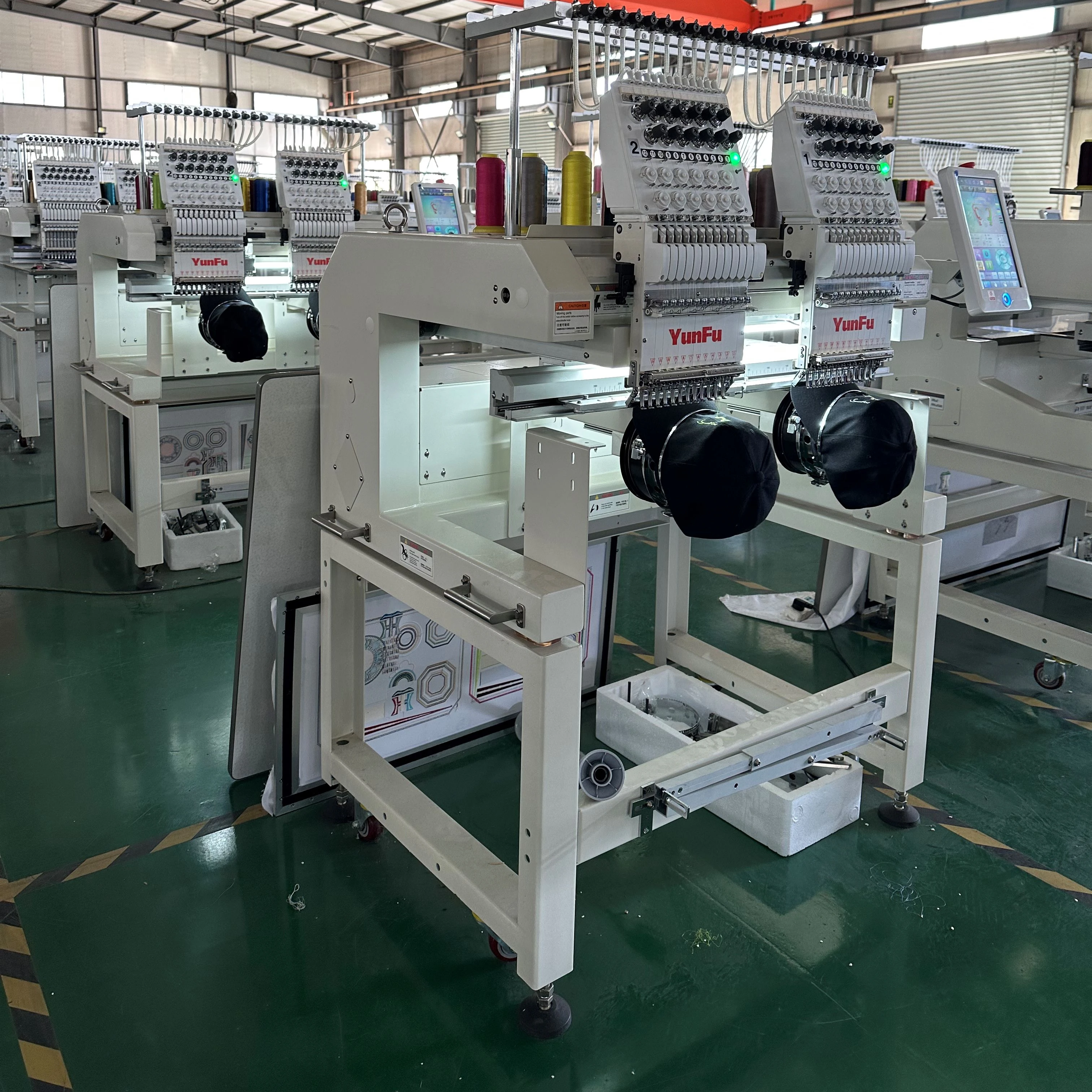 High Quality Automatic 2 Heads Embroidery Machine Industrial 15 Needles  Computerized Embroidery  Broderie Machine