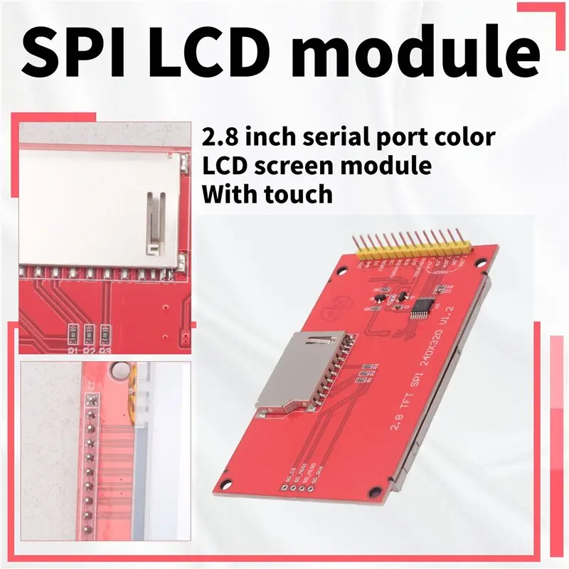 AY14 -2.8 Inch SPI TFT LCD LCD Module PCB LCD Module Touch LCD Module 240X320 ILI9341 With Touch LCD Module
