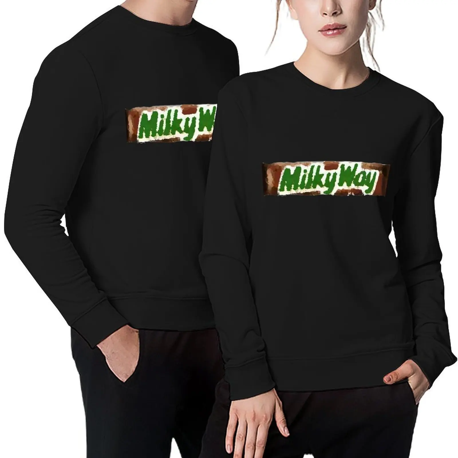 

Pastel Milky Way Candy BarWrapper in Oils Pullover tracksuit men fashion men men's sweat-shirt pullover