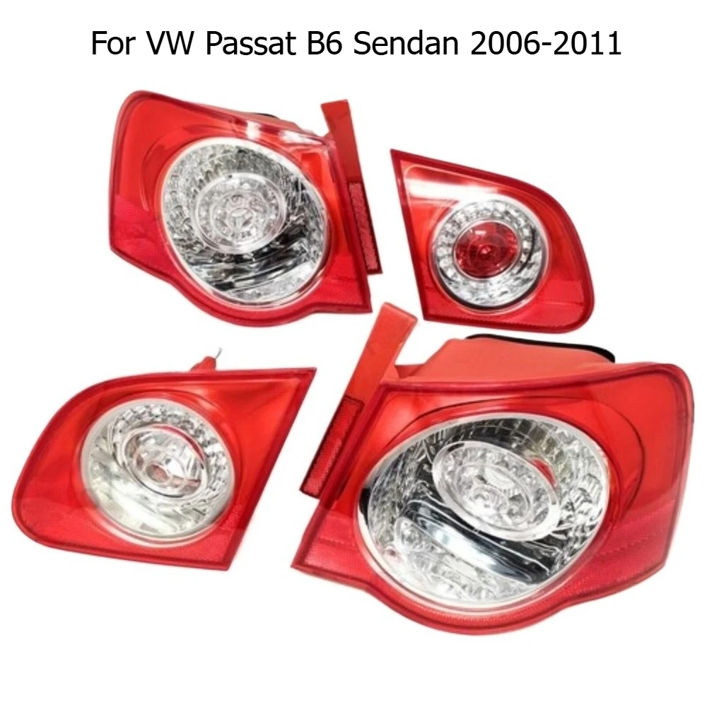 

3C5945093D 3C5945095J Задний фонарь Предупреждающий светильник заднего хода Задний фонарь в сборе для VW Passat B6 Sendan 2006-2011