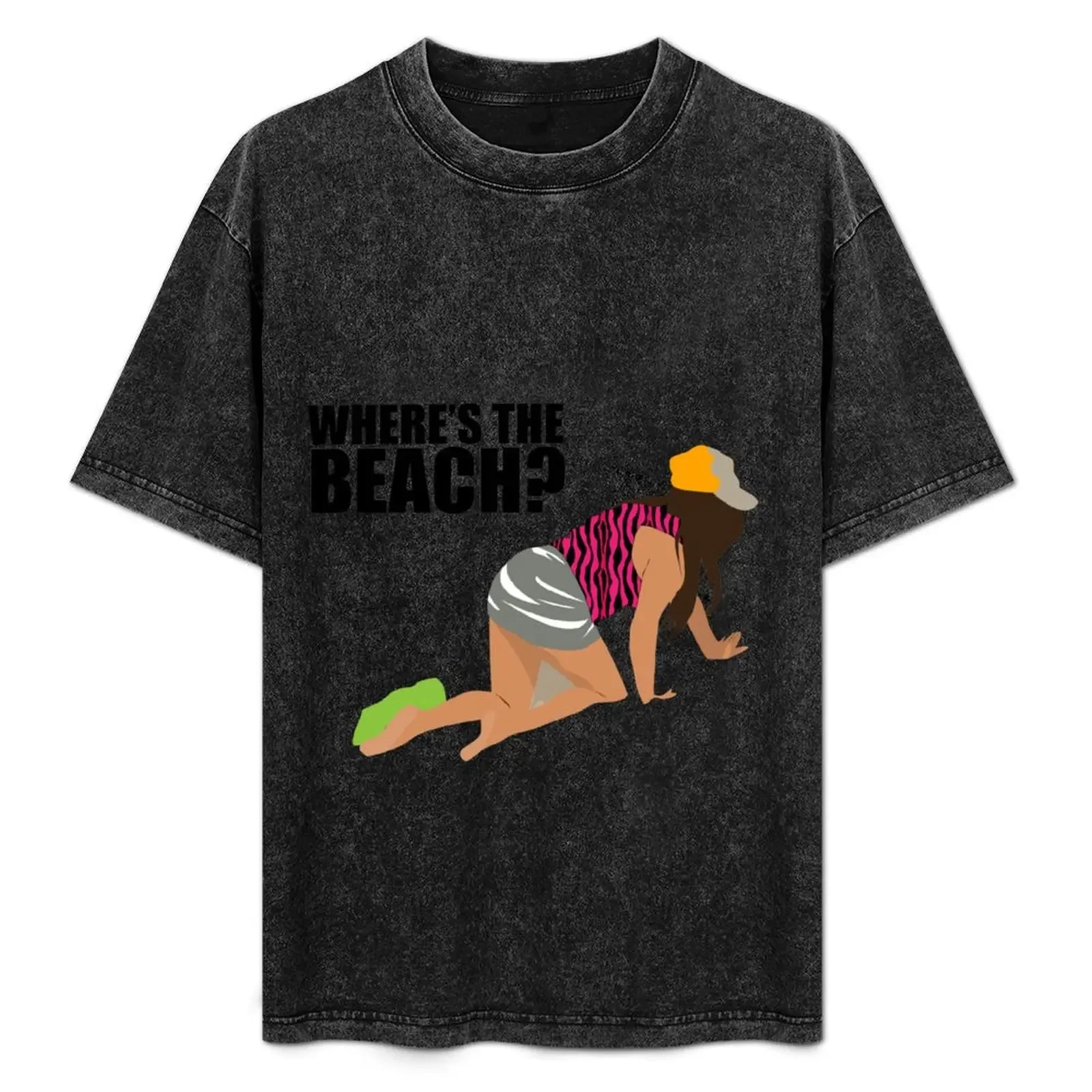 

Snooki Where's the Beach T-Shirt boys whites oversizeds oversize t-shirts man men t shirts high quality