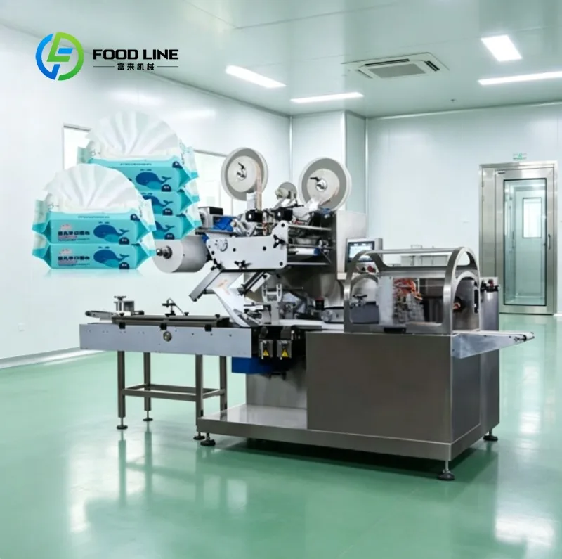 Wet Wipes Manufacturing Machine Commercial Nonwoven Wipes Processing Equipment Production Line