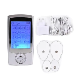 16 Mode Digital Electronic Tens Massage Unit Electrical Pulse Acupuncture Full Body Relax Muscle Therapy Massager Stimulator