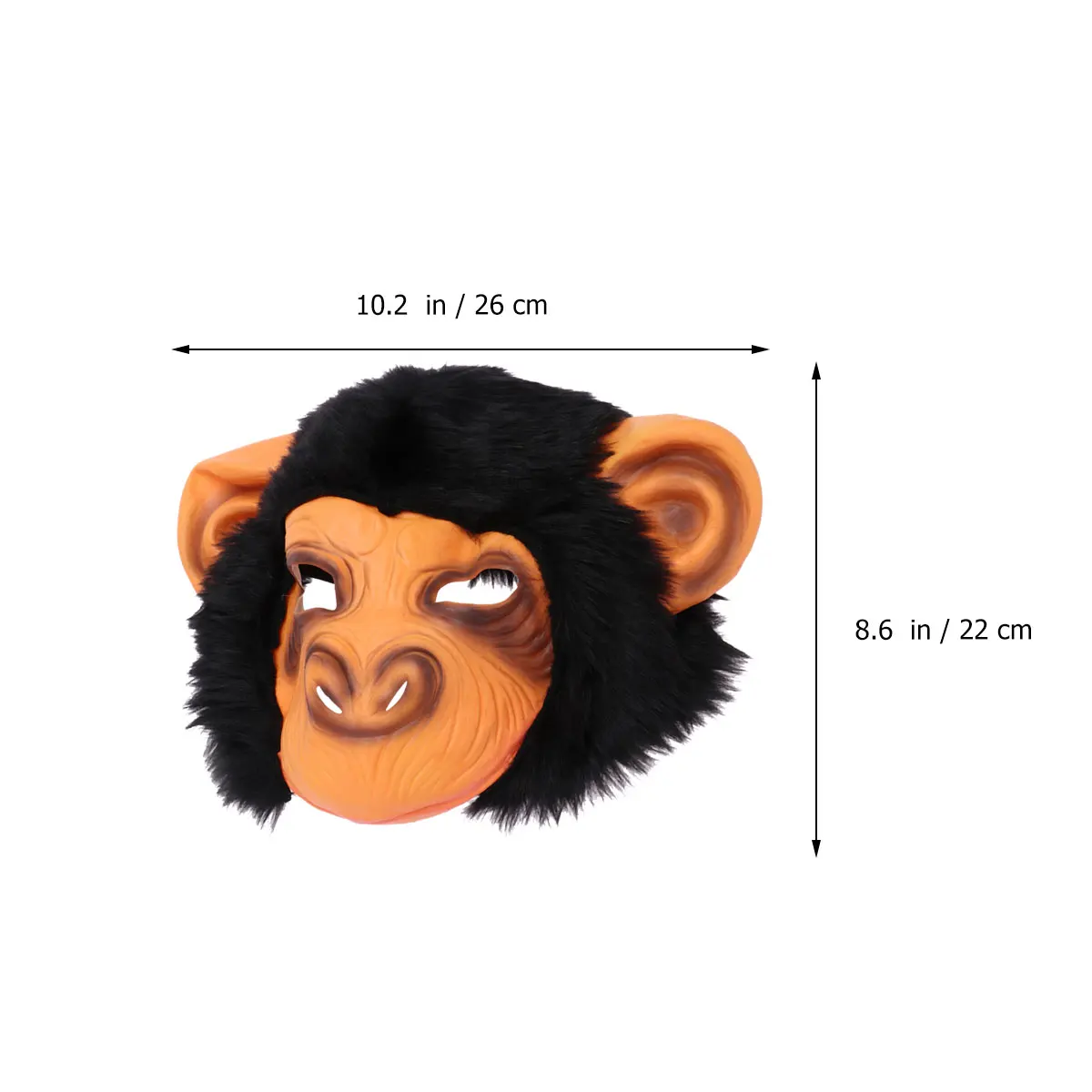 Halloween Monkey Headgear Mask Scary Party Full Face Mask Party Face Scary Carnival Masquerade Scary Carnival for Decoration