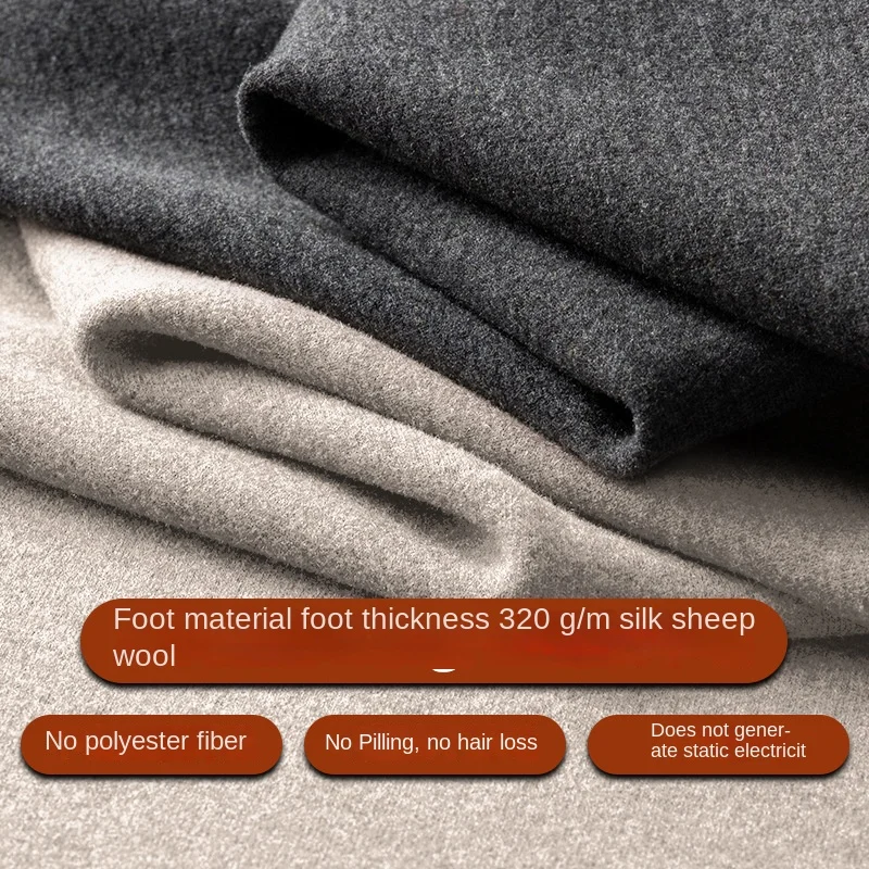 New Silk & Wool Women Winter Thermal Underwear Set, Fleece Lined Thickened Seamless Base Layer, Long Johns Top & Pants